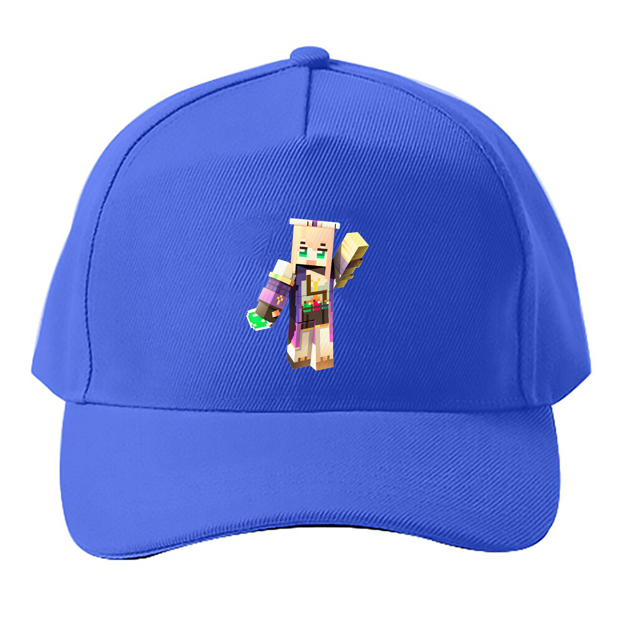 （画像用） マインクラフト ブロックの世界 Minecraft MC Block world ベースボールキャップ 綿100％ 男女兼用 帽子 スポーツ